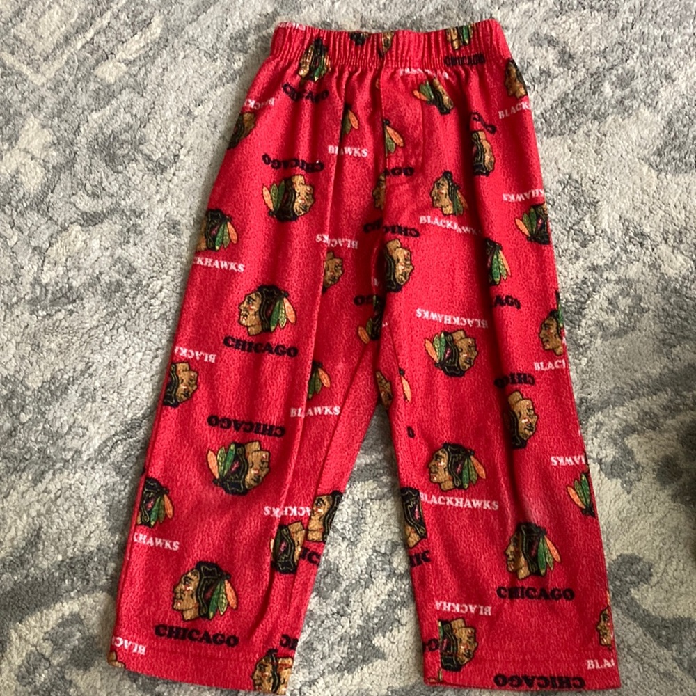 NHL Chicago blackhawks pajama pants 2T